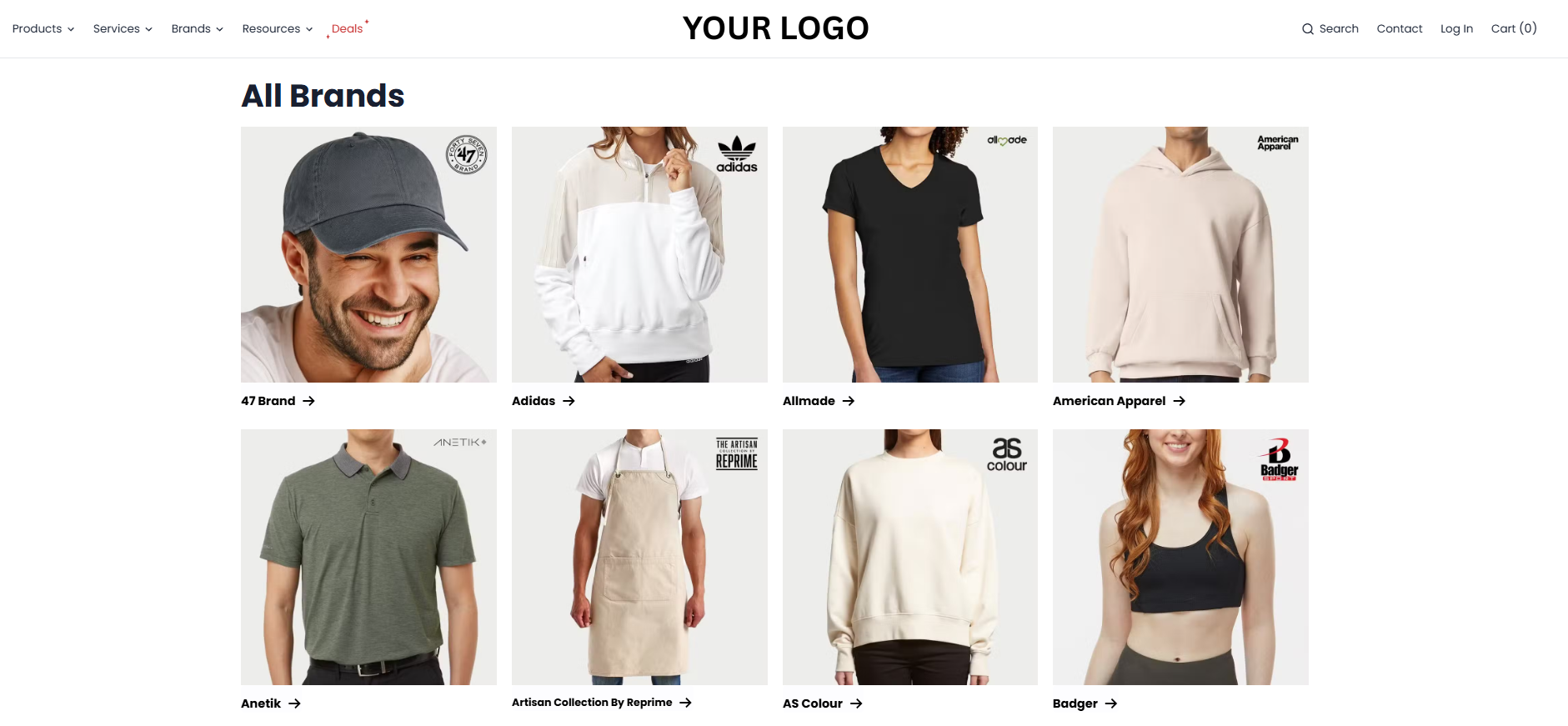 Run company stores and team uniform programs