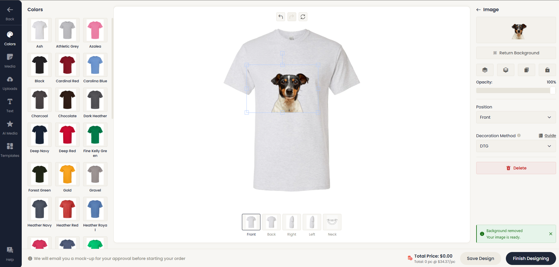 Collect logos and digitizing details up front