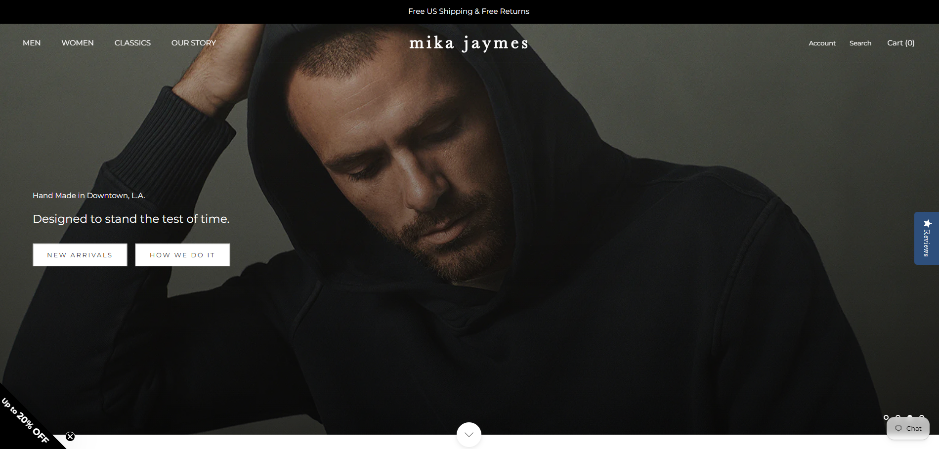 Mika Jaymes website built by Shop Titan